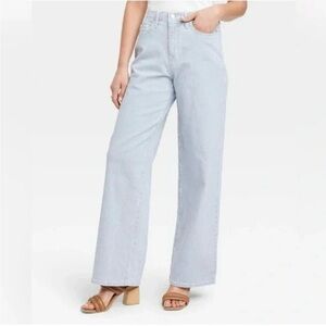 Universal Thread Railroad Stripe Wide Leg Pants